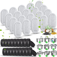 Eyehoce activated carbon filter assembly for cleaner water and better taste