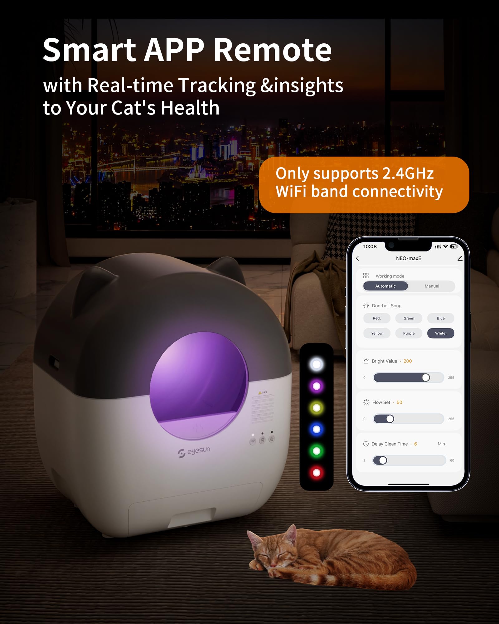 EYESUN odor-control deodorizer keeps the living space fresh