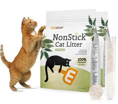 EZSKUUP non-stick bottom scooping is easy after rapid clumps, simplifying cleanup