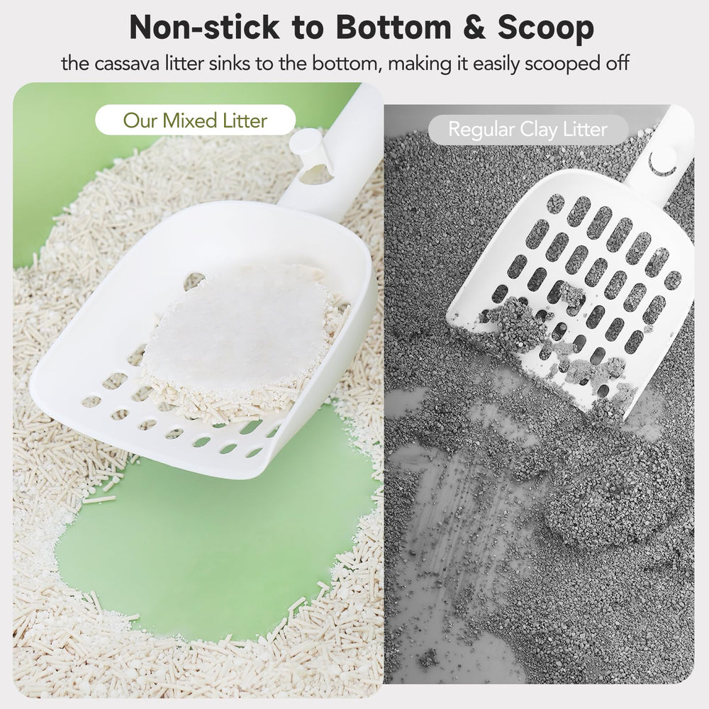 EZSKUUP baking soda odor control keeps litter box air fresher.