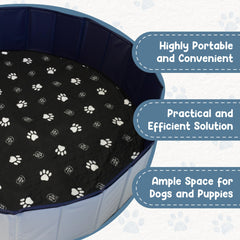 EZwhelp portable whelping pool deployed for on-the-go care.