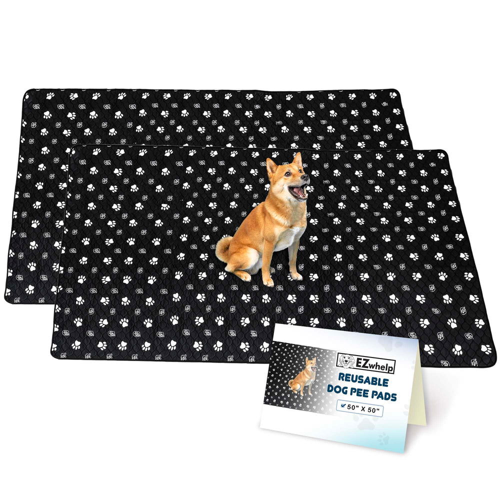 EZwhelp reusable dog pee pad 50x50 laid flat for protective potty area