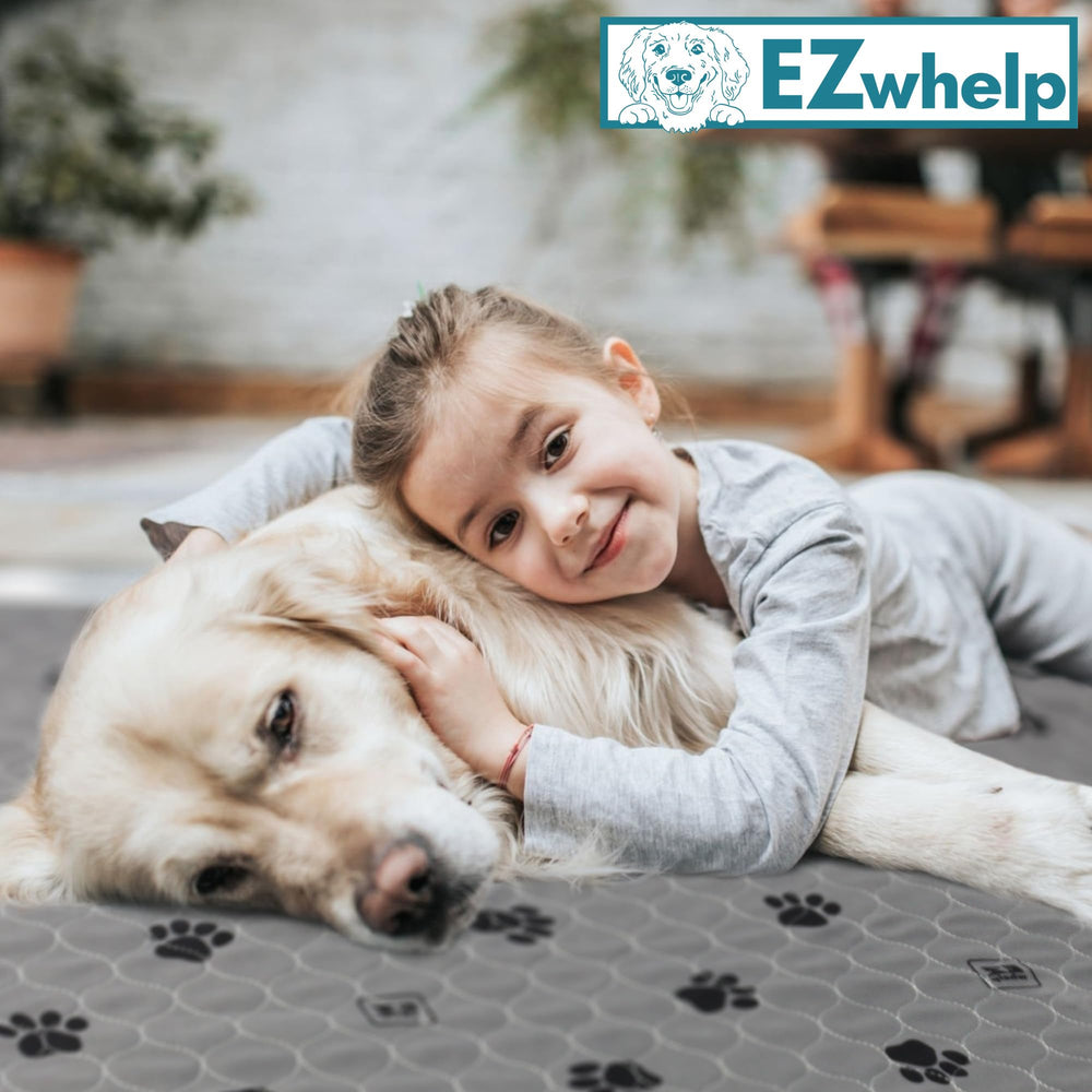 EZwhelp travel-friendly pad is ready for car trips or crates.
