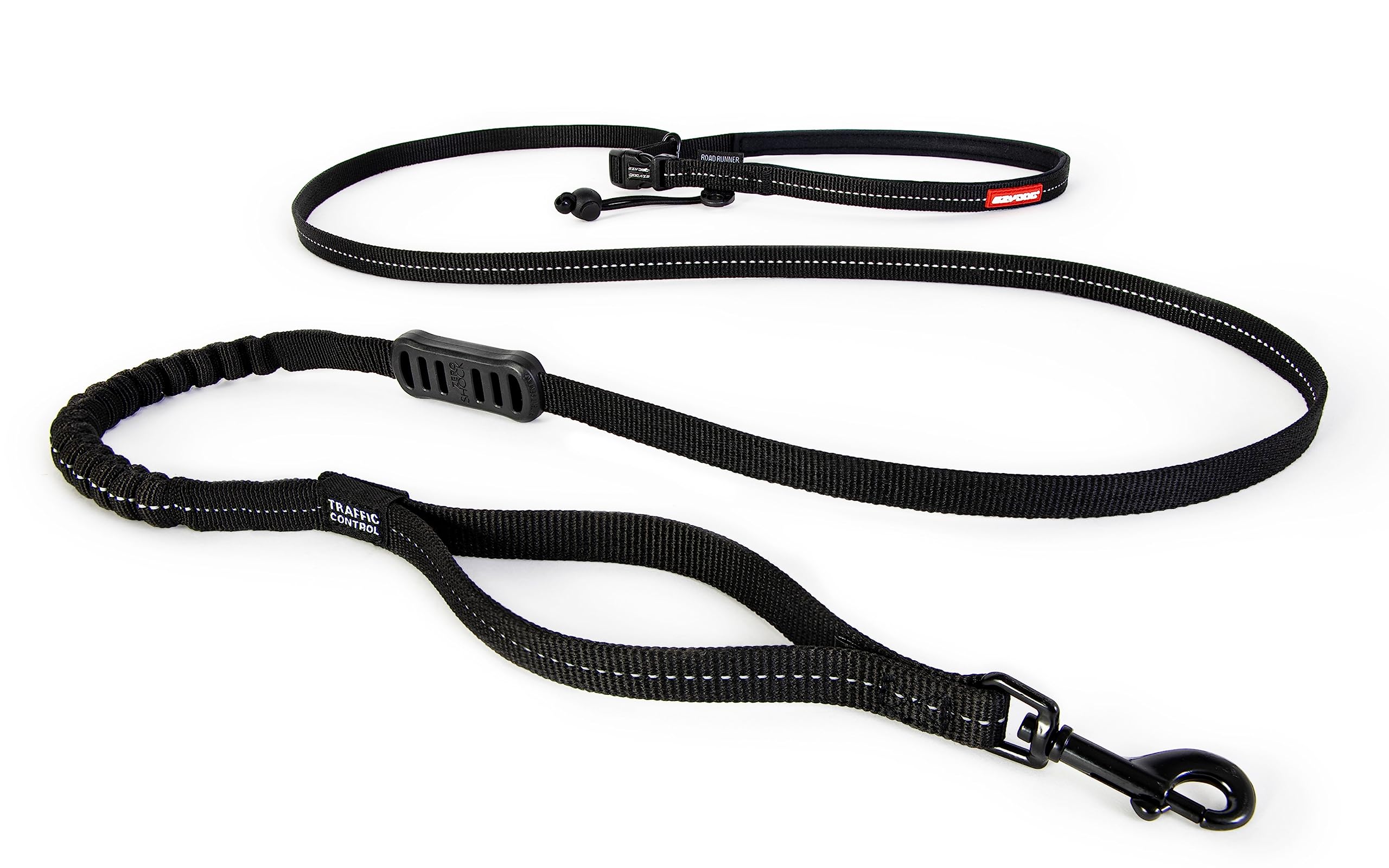 EzyDog Road Runner LITE waist leash setup for hands-free walking and jogging.