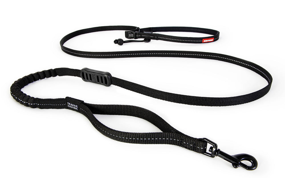 EzyDog Road Runner LITE waist leash setup for hands-free walking and jogging.