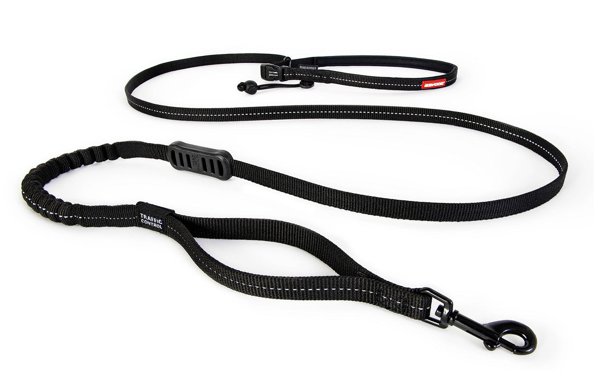 EzyDog Road Runner LITE waist leash setup for hands-free walking and jogging.