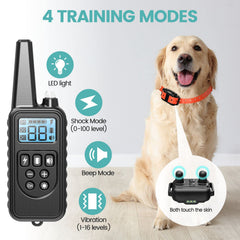 F-color shock collar 3-pack highlights multiple collars for simultaneous three-dog training.