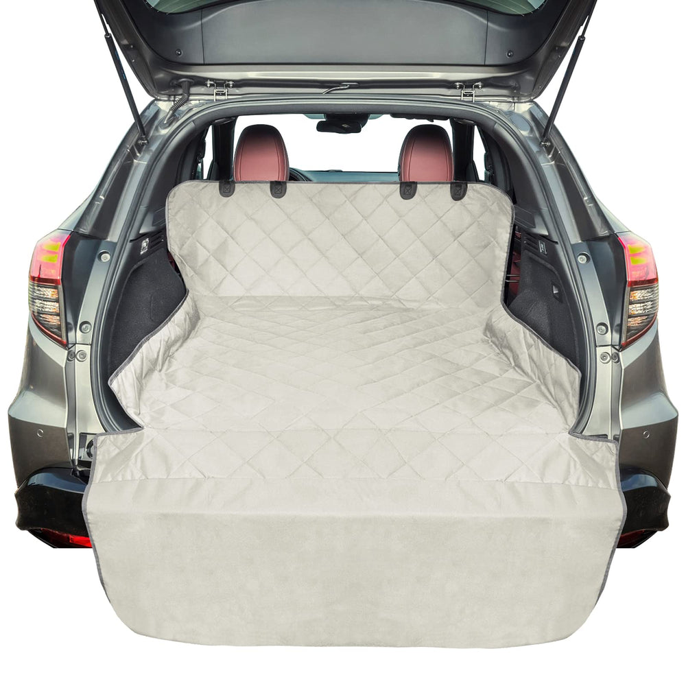F-color SUV Cargo Liner universal fit shields interiors from pet hair and spills.