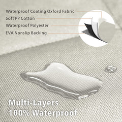 F-color SUV Cargo Liner bumper flap protects bumpers from claws.