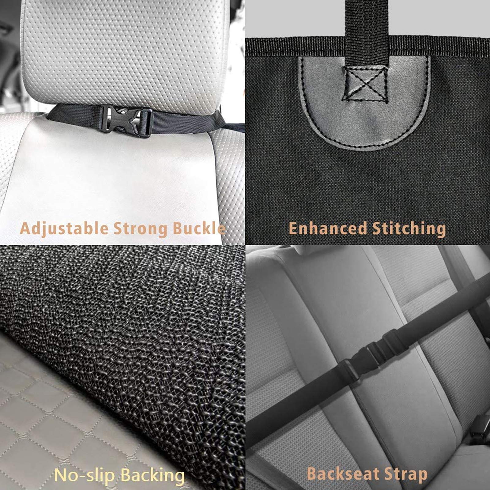 F-color SUV Cargo Liner easy-cleanup surface allows quick wipe-down after rides.