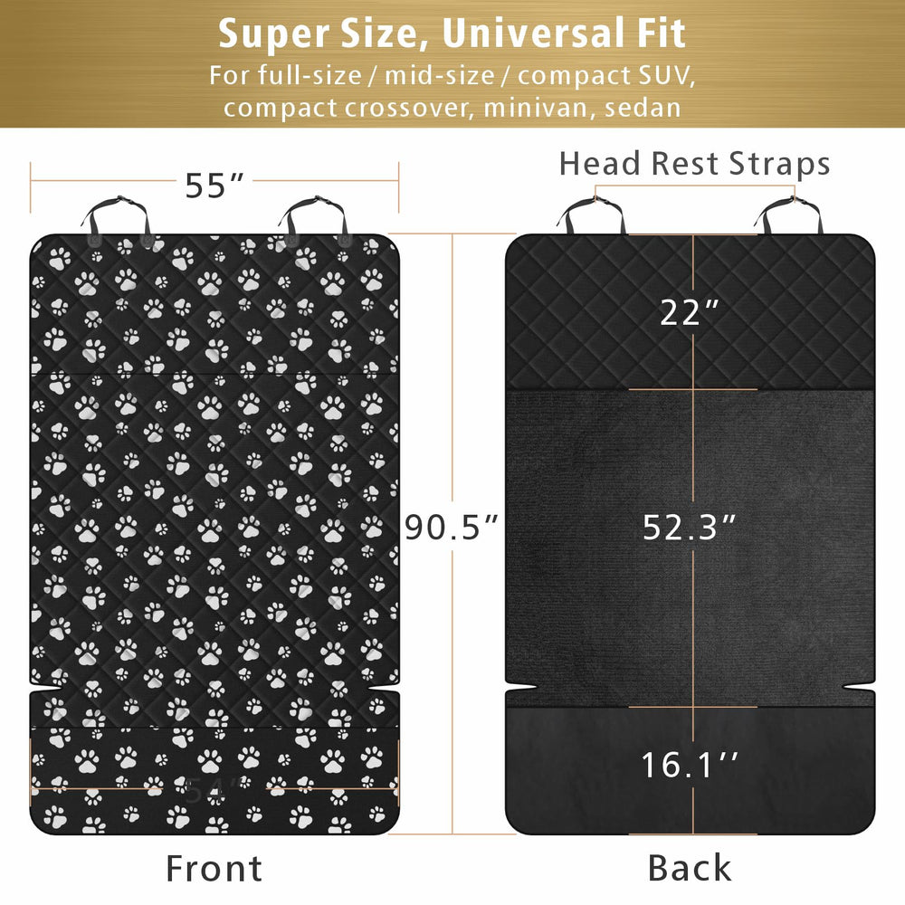 F-color SUV Cargo Liner non-slip backing keeps mats in place during turns