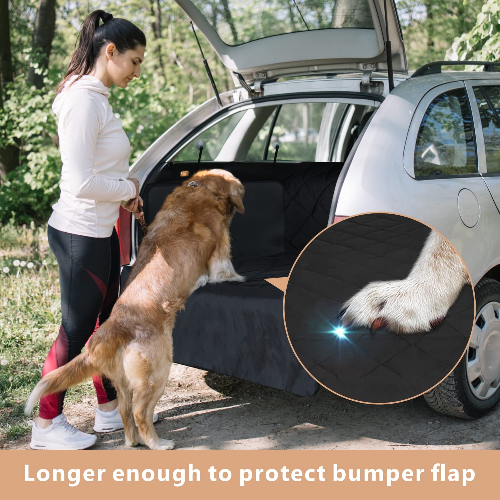 F-color SUV Cargo Liner universal fit 55x82 works with most SUVs and sedans.