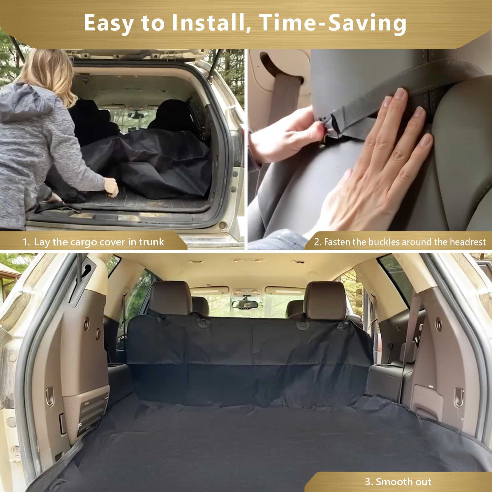 F-color SUV Cargo Liner universal fit covers most SUVs and crossovers.