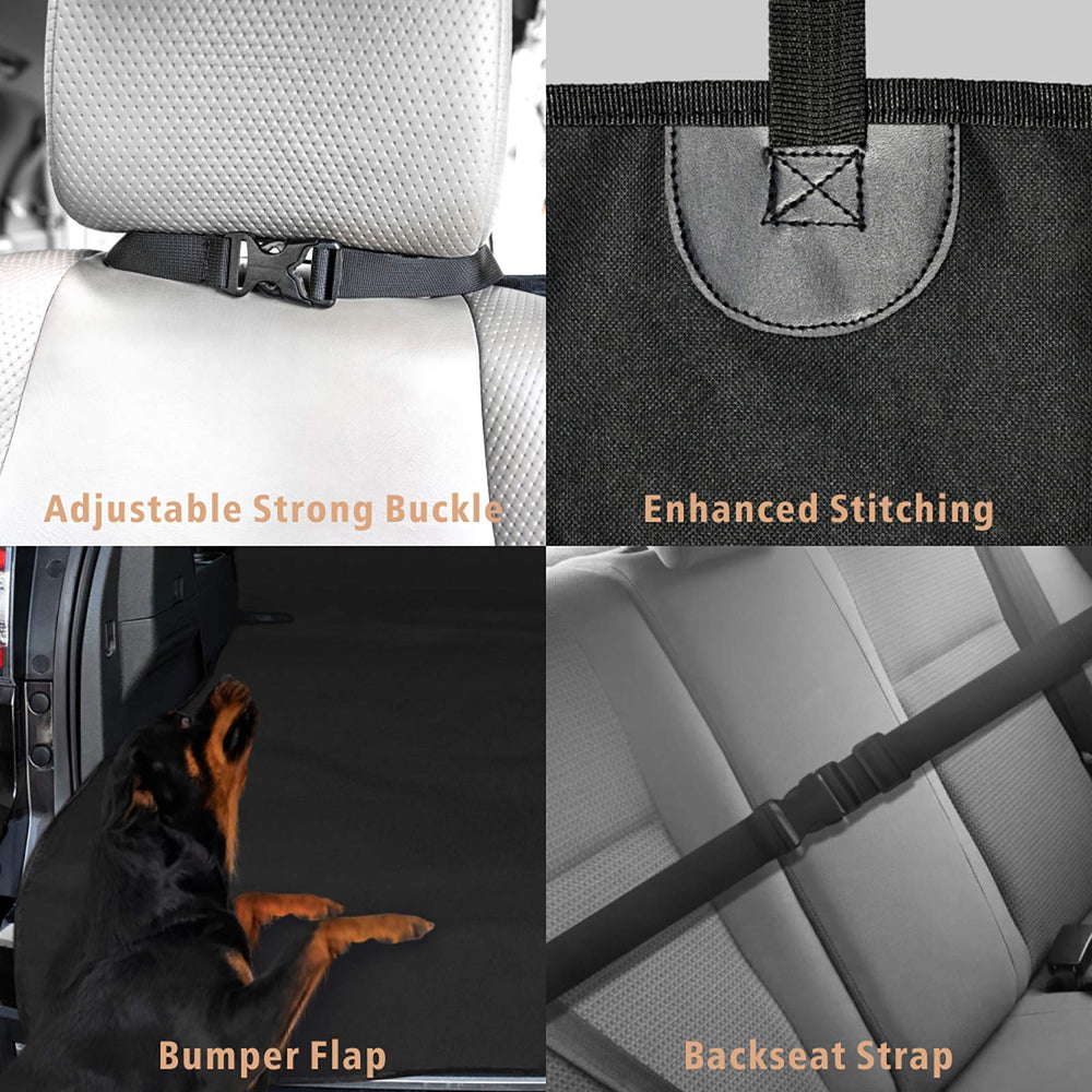 F-color trunk liner is waterproof and easy to wipe clean.