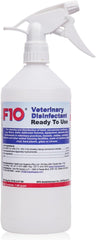 F10 ready-to-use disinfectant bottle for kennels, no mixing required, fast surface cleaning.