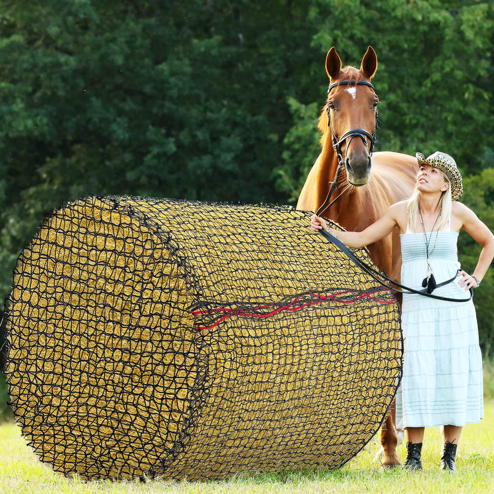 Fabbay 5x4ft size fits round bales and smaller bales securely.