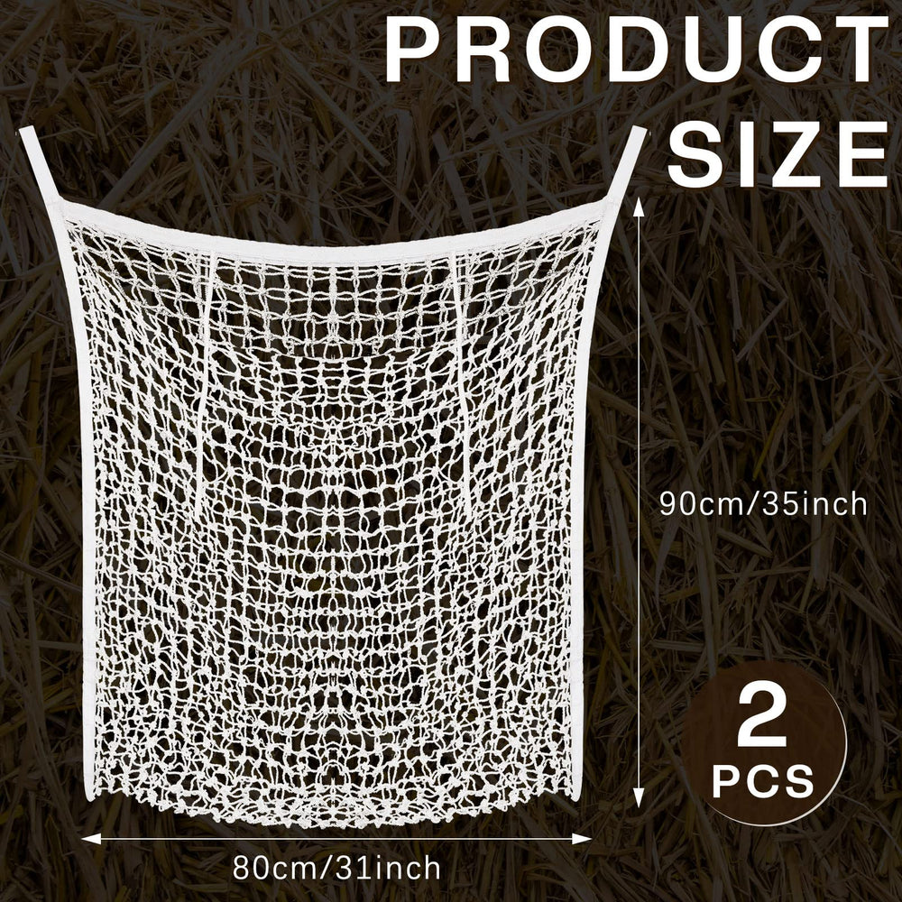 Fabbay hay net hole detail shows 1.1-inch holes for controlled eating.