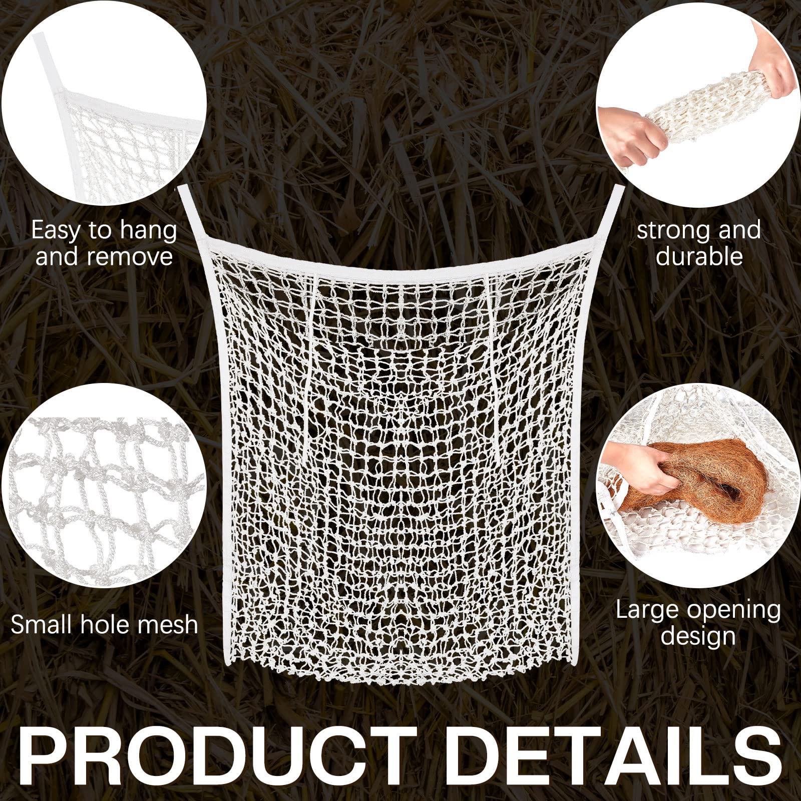 Fabbay safe PE woven rope material keeps gums comfortable during feeding.