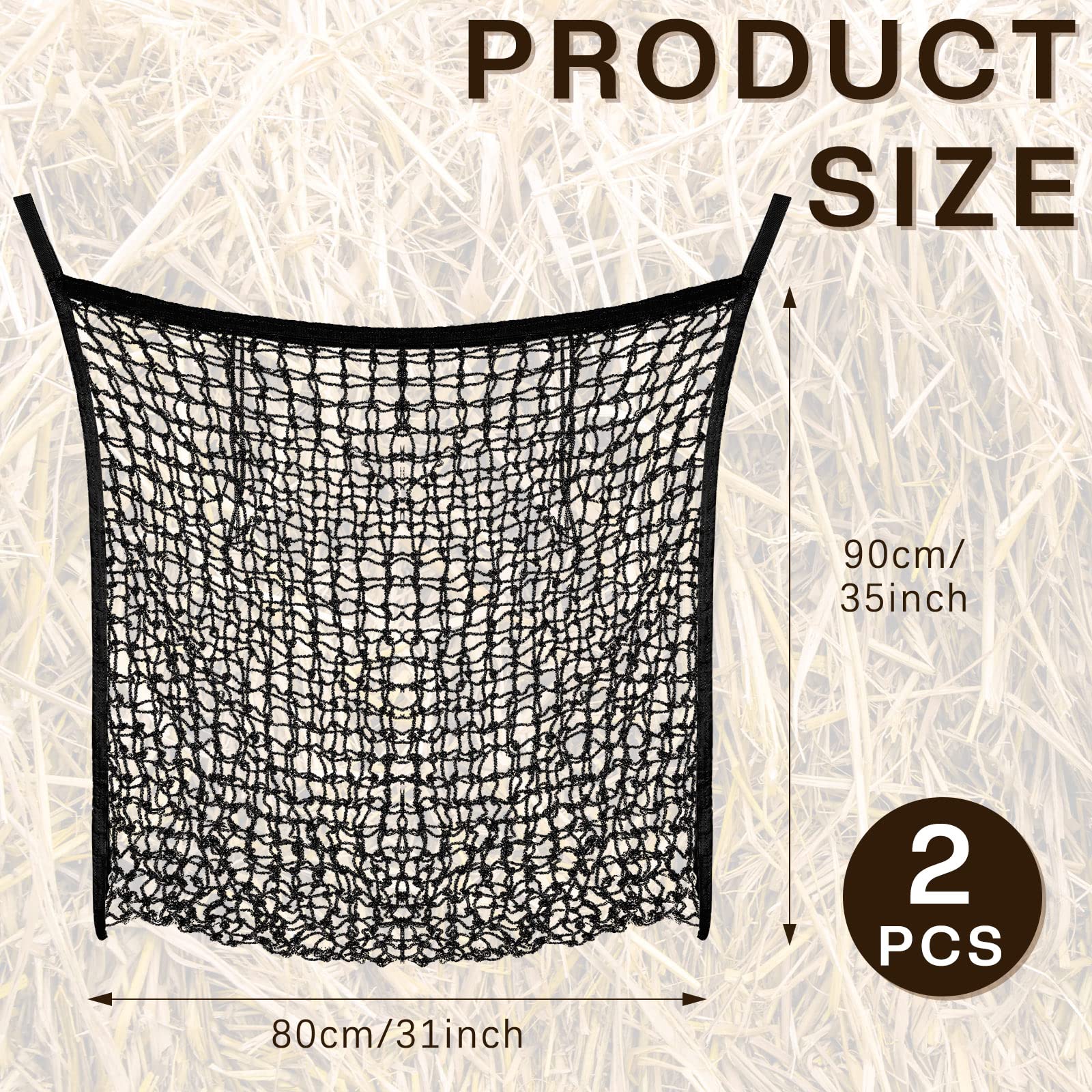 Fabbay two-piece hay net pack ready for daily feeding routines