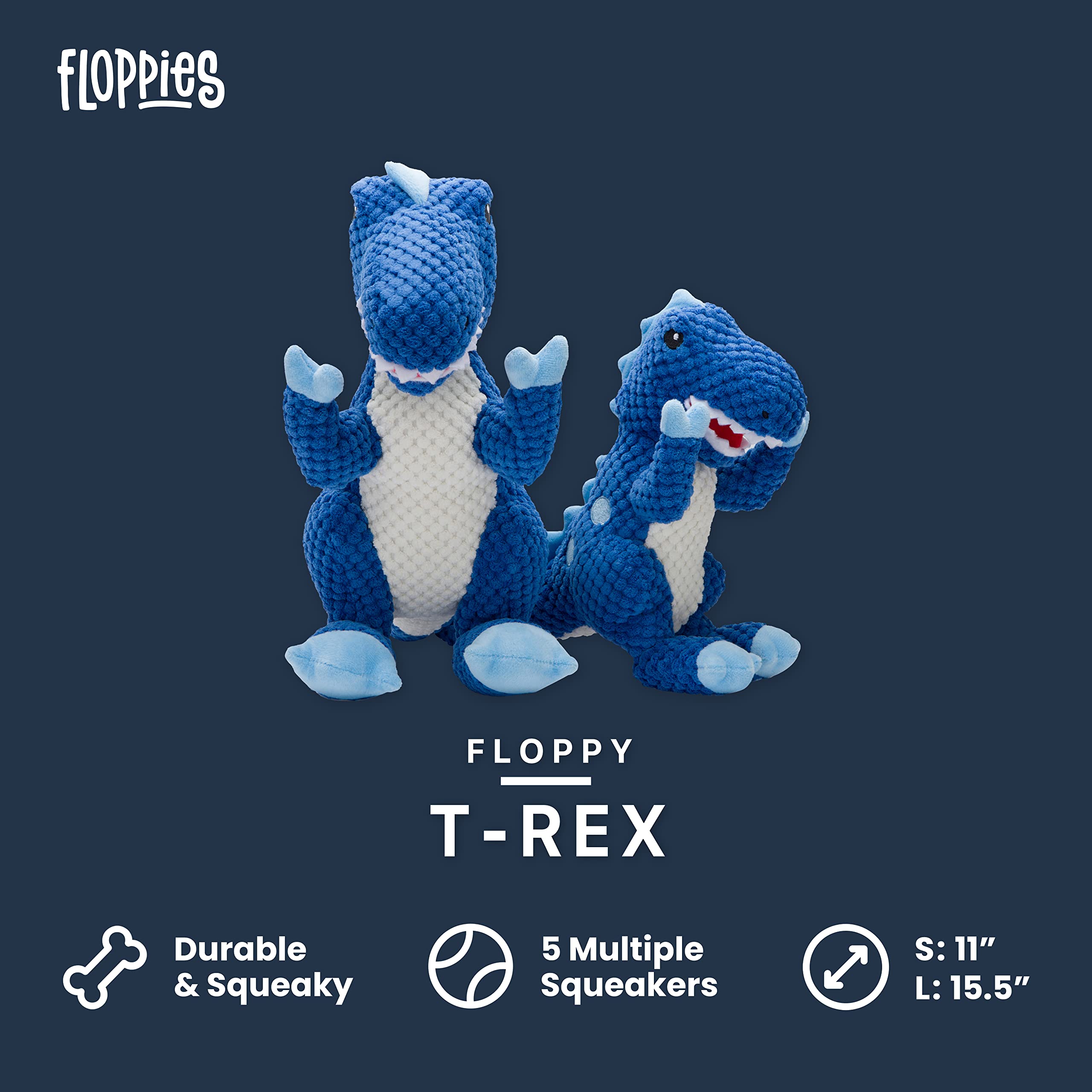 fabdog Floppies bunny toy squeaky adds colorful, gentle play for small pups and senior dogs.