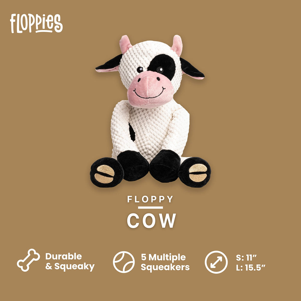 fabdog Floppies dog toy with squeaker for fetch and cuddle sessions