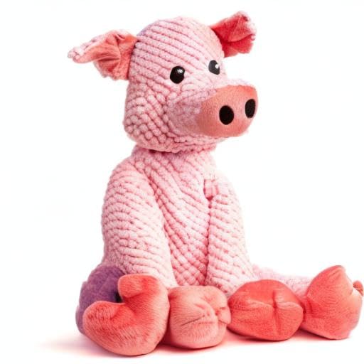 Fabdog Floppy Pig Toy easy-clean surface supports quick cleanup after play.