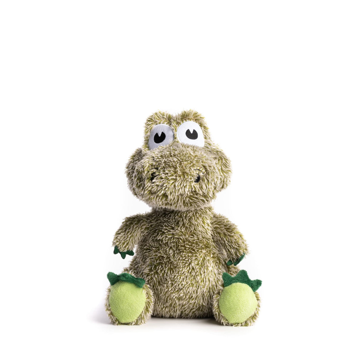 Fabdog Fluffies small alligator toy squeaker for engaging play and chew sessions