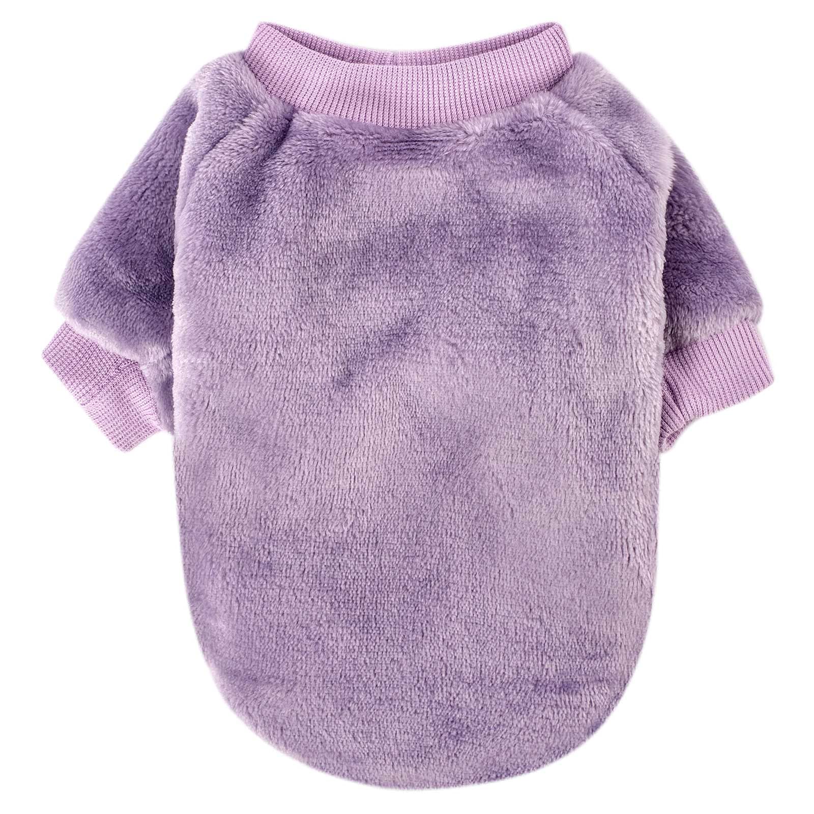 FabriCastle small dog sweater close-up shows ultra-soft fabric for comfy wear