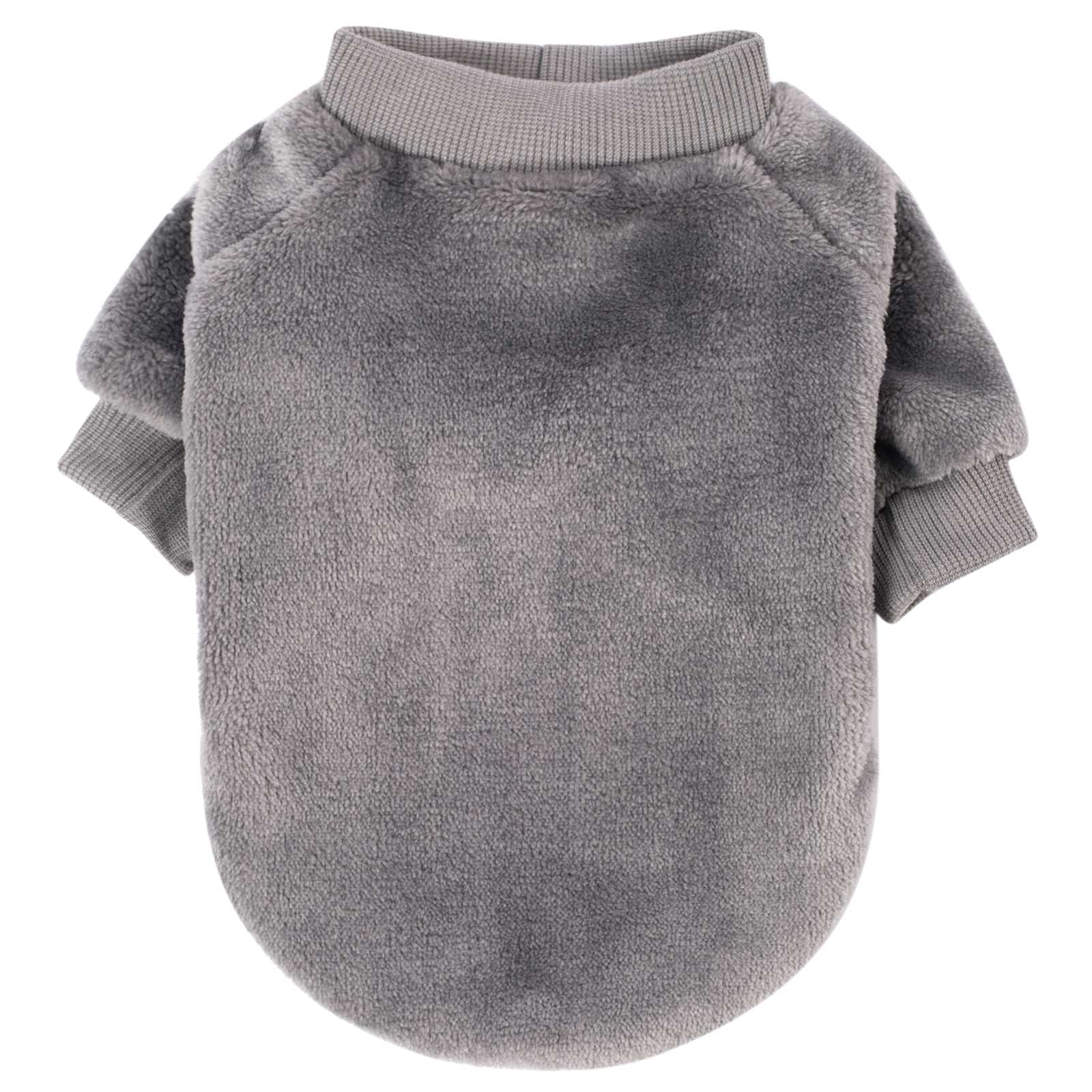FabricCastle dog sweater pack dark blue in use, keeps chilly weather at bay with soft knit
