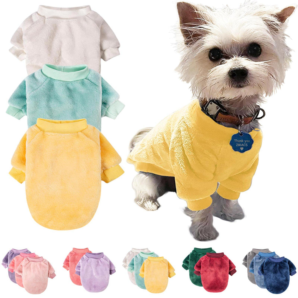 FABRICCASTLE dog sweaters pack beige keep small dogs warm in chilly days