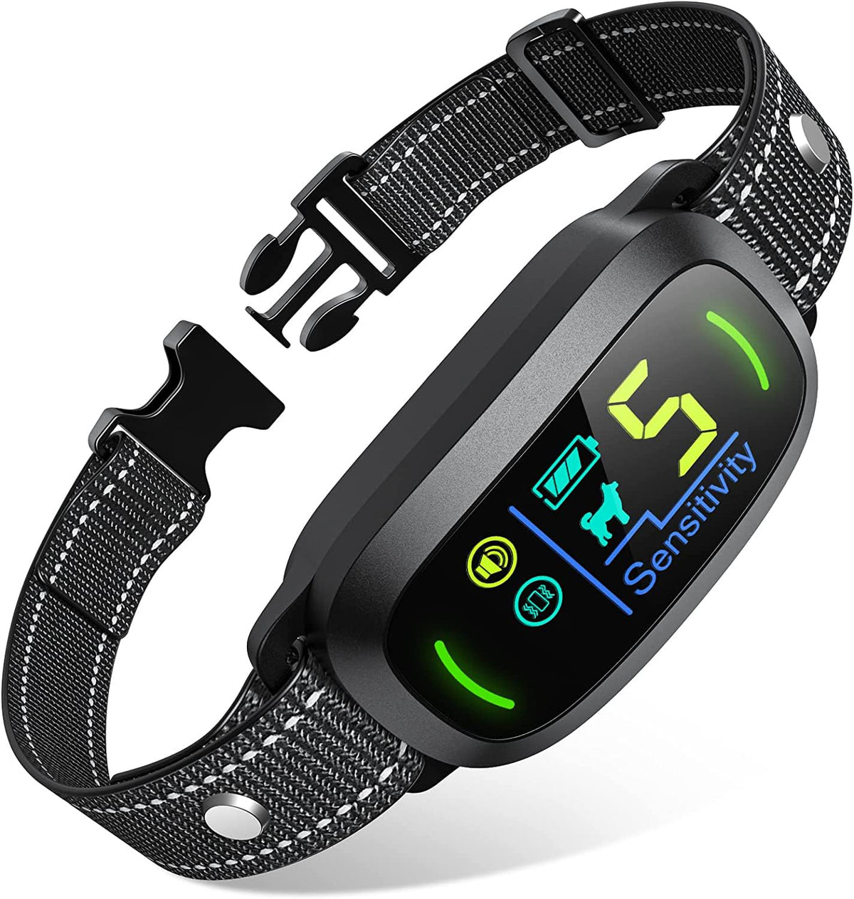 FAFAFROG bark collar smart recognition chip demonstrates precise bark detection for calmer training.