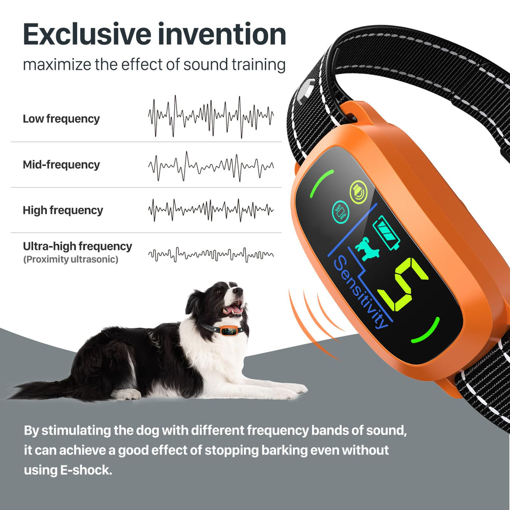 FAFAFROG dog bark collar in-use-behavior during training sessions
