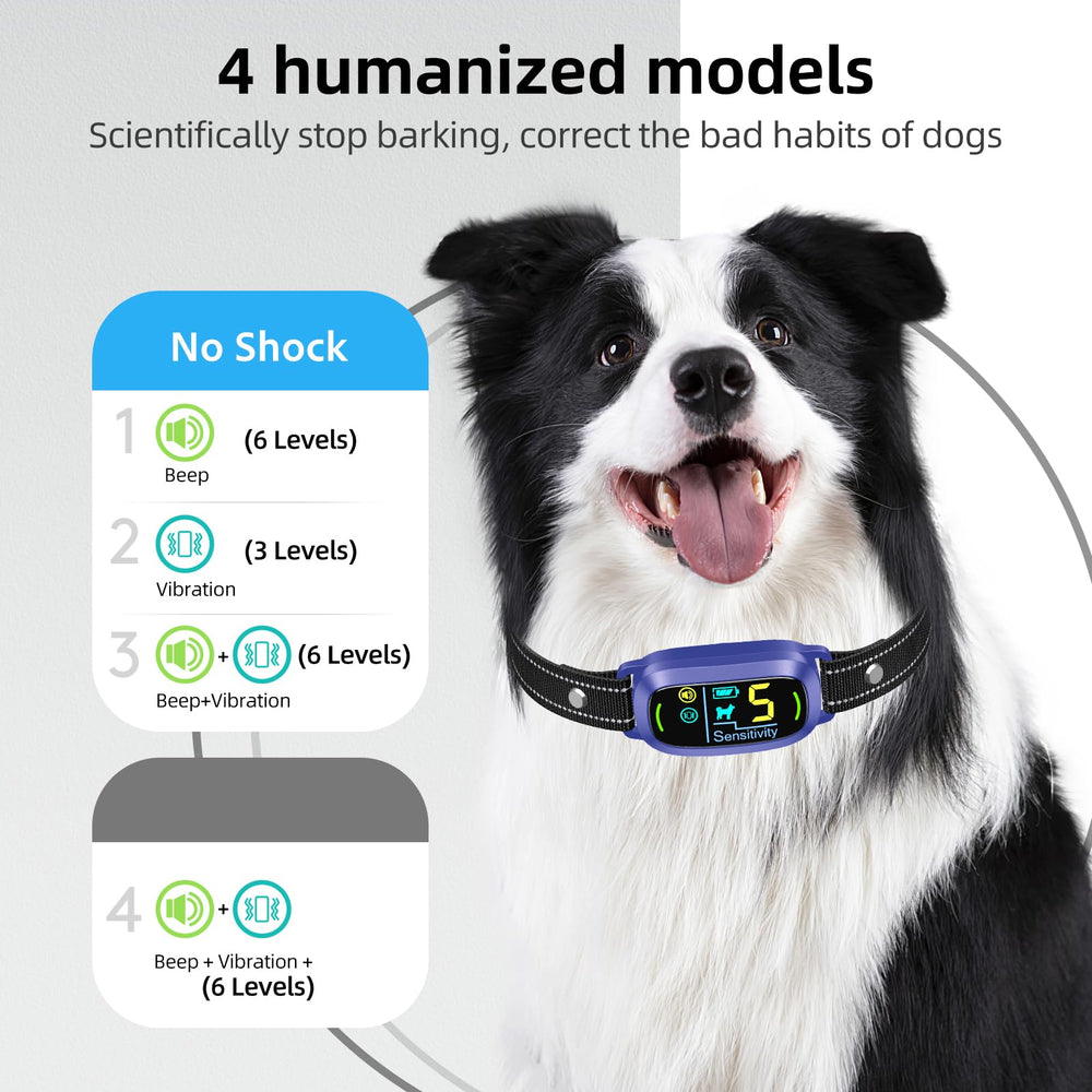 FAFAFROG dog bark collar M-button control for quick quiet mode