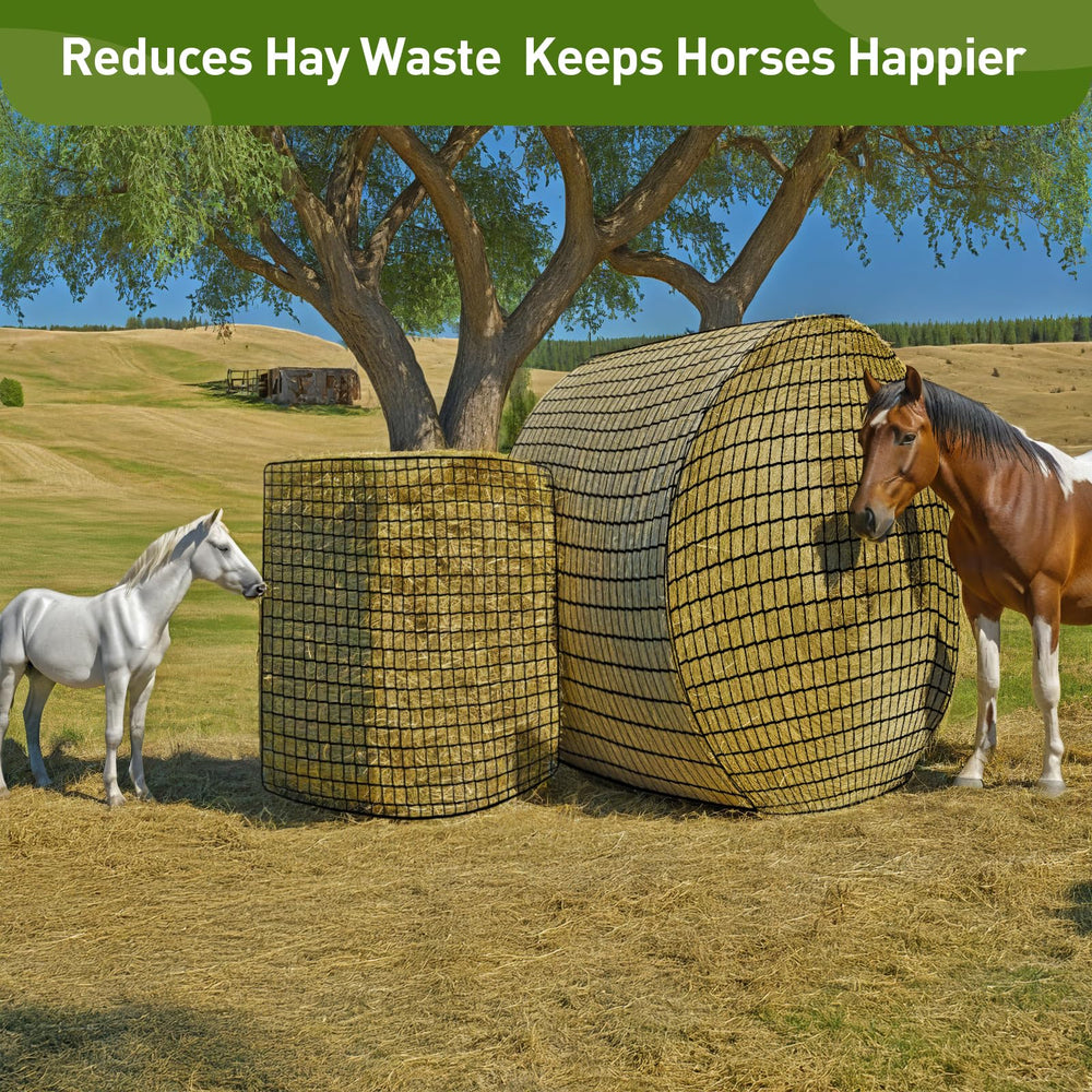 Fahnemt hay net for stable use keeps feeding areas tidy and organized.