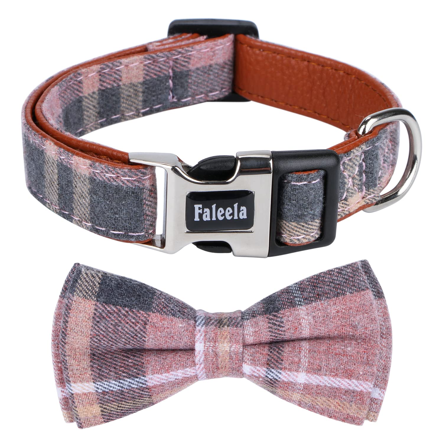Faleela bow collar close-up in soft fabric offers gentle daily comfort