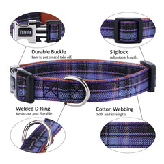 Faleela Bowtie Collar purple close-up fabric highlights durable cotton material