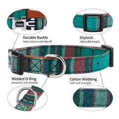 Faleela bowtie dog collar detail highlights hand-sewn bow.