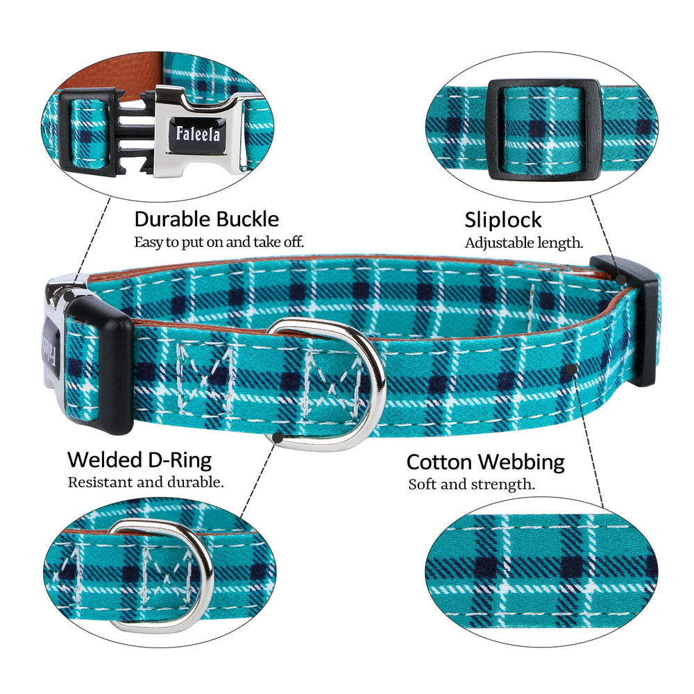 Faleela dog collar strap adjustable for different neck sizes