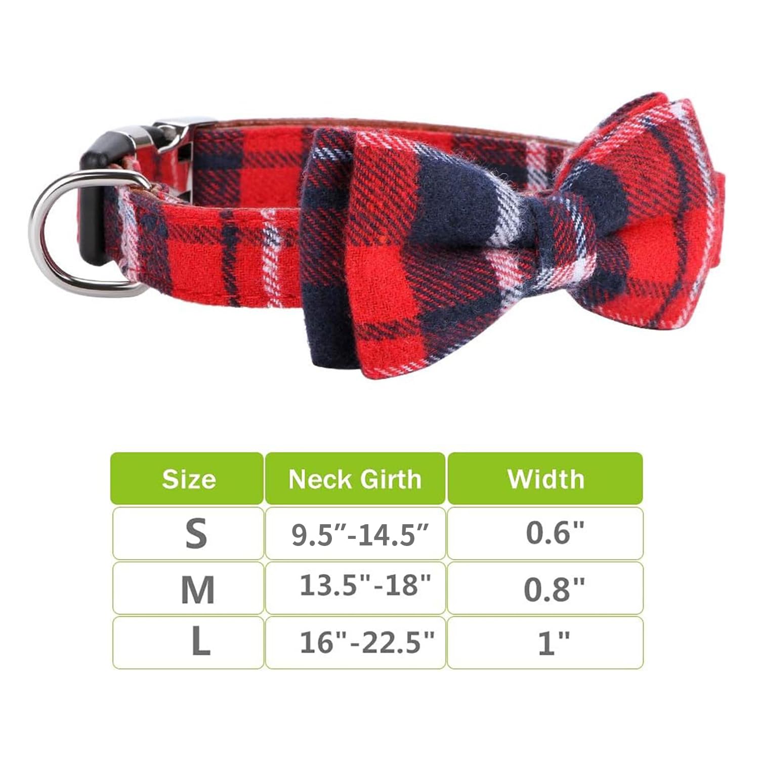 Faleela red collar on a dog during a holiday walk