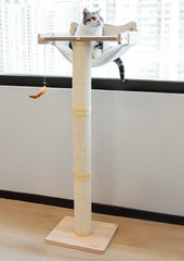 Famifit Cat Window Perch at 47.3-in height offers a tall, bird-watching vantage