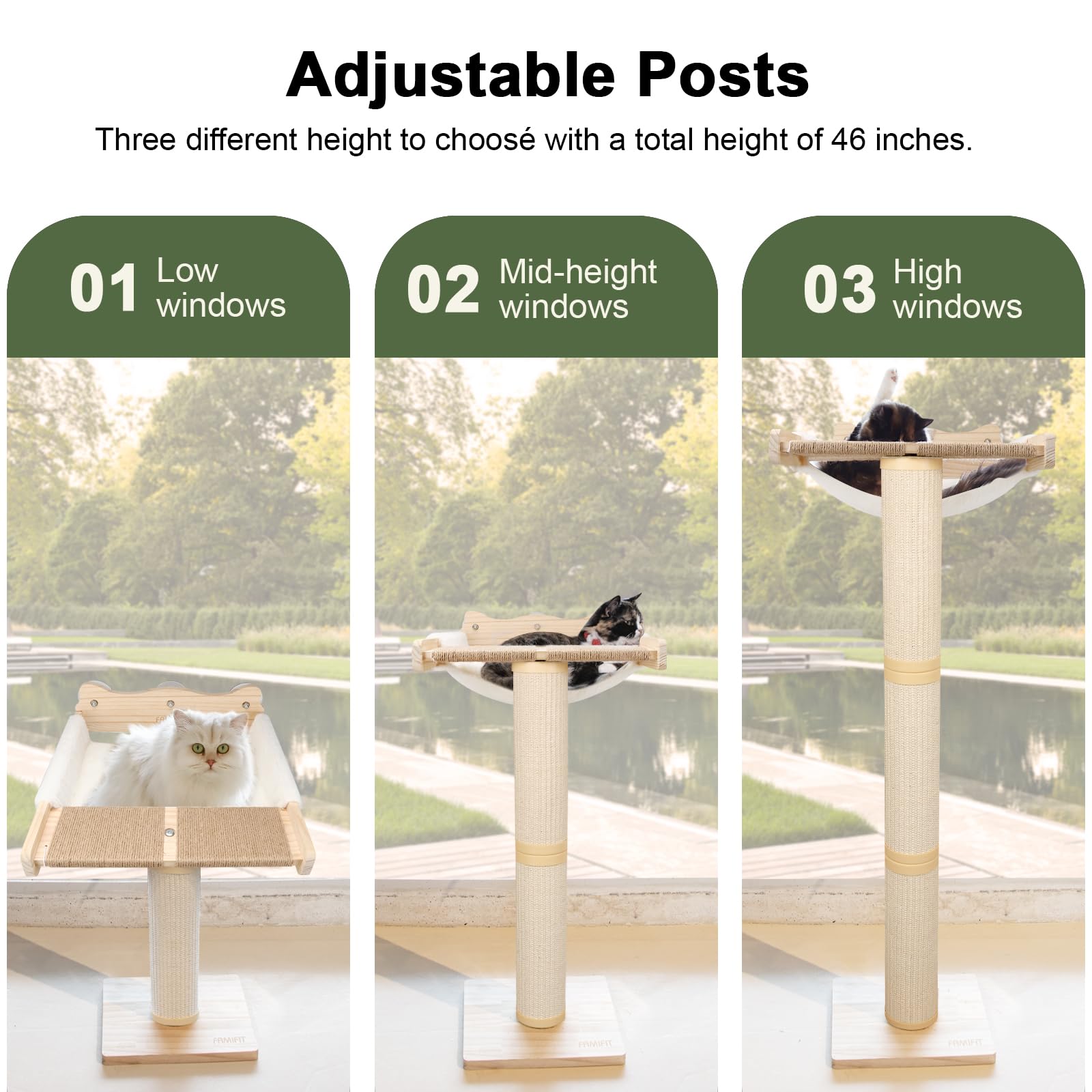 Famifit solid wood base and larger footprint boost stability