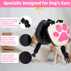 Famikako dog ear muffs side profile highlighting snug, secure fit