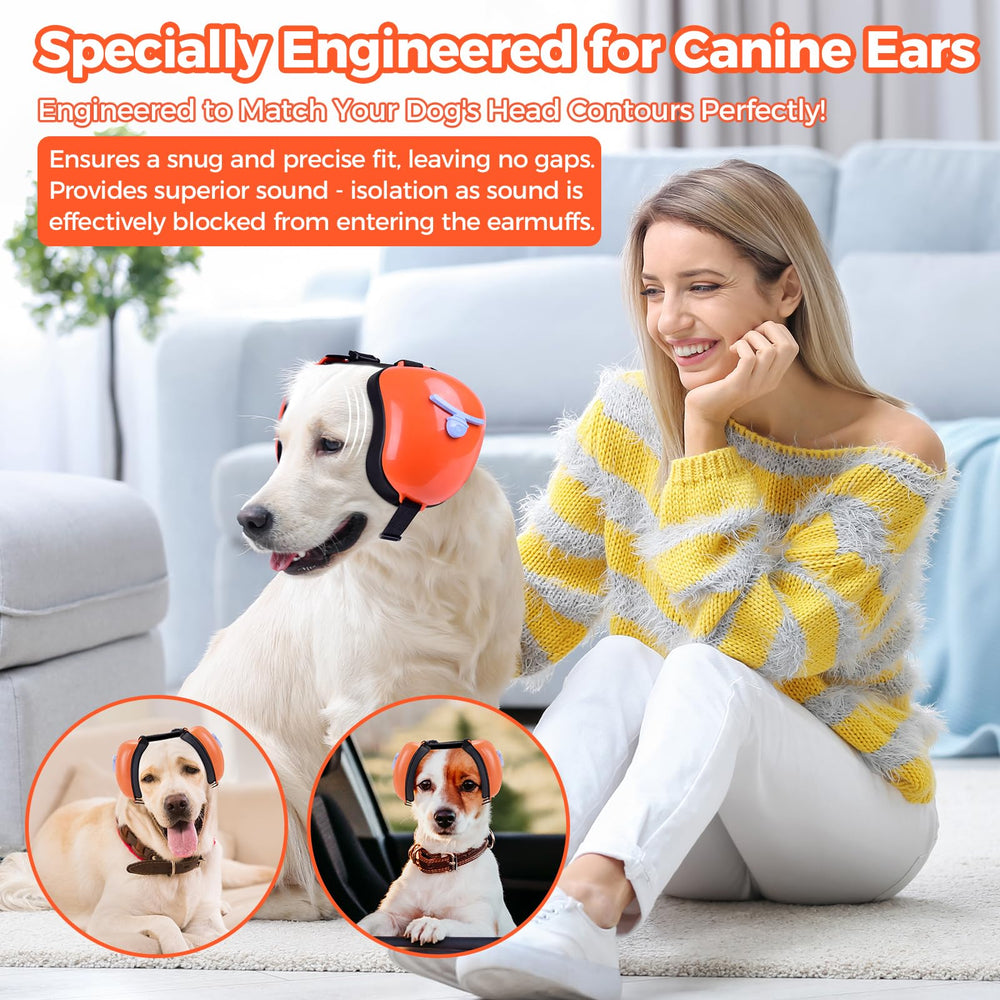 Famikako dog ear muffs bell accent close-up highlighting stylish comfort