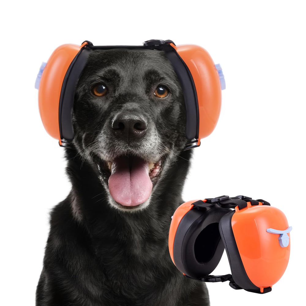 Famikako dog ear muffs outer view reduce noise exposure during storms