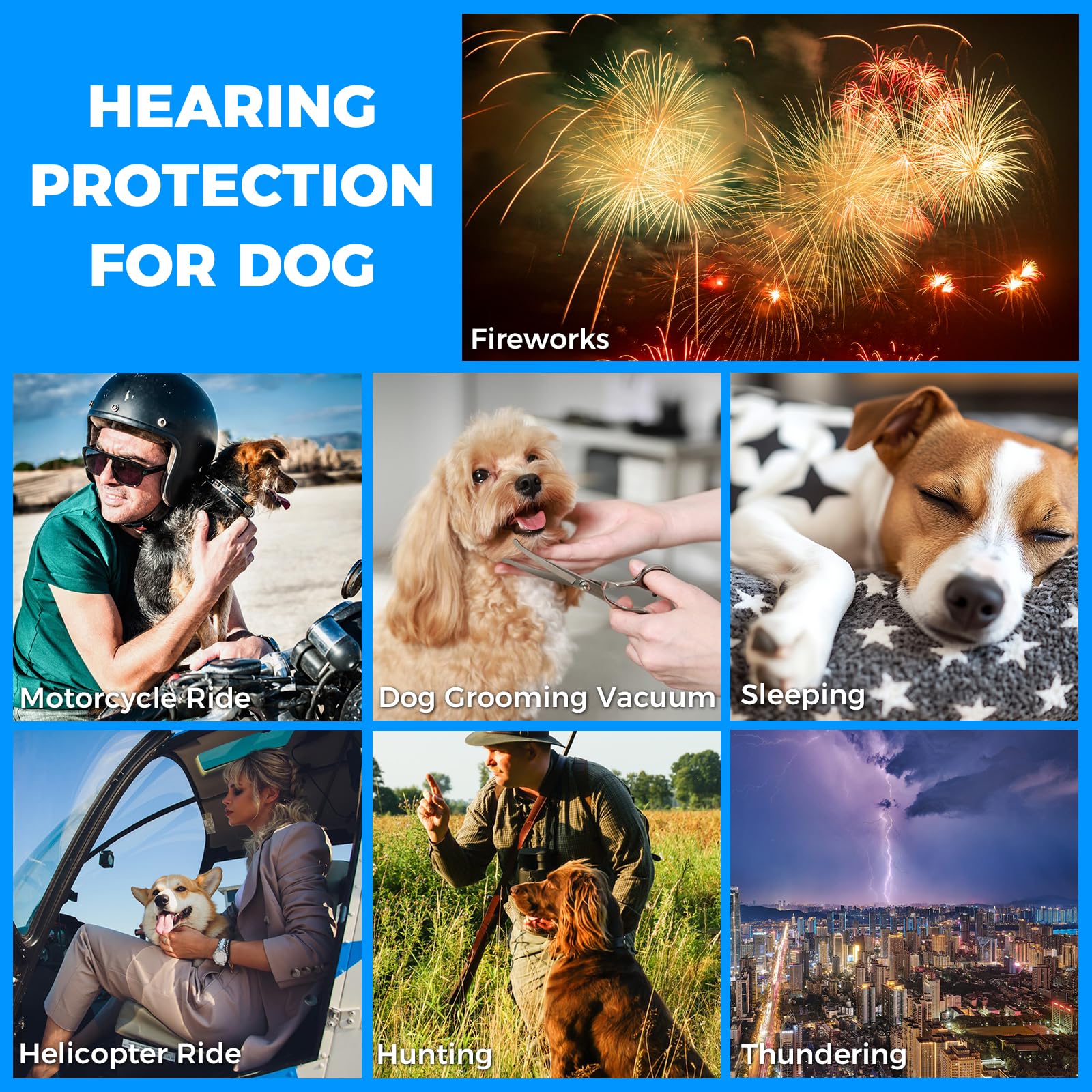 Famikako dog ear muffs packaging and setup for easy fit