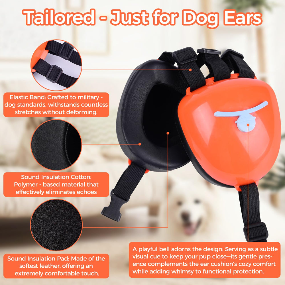 Famikako dog ear muffs side profile calm during fireworks