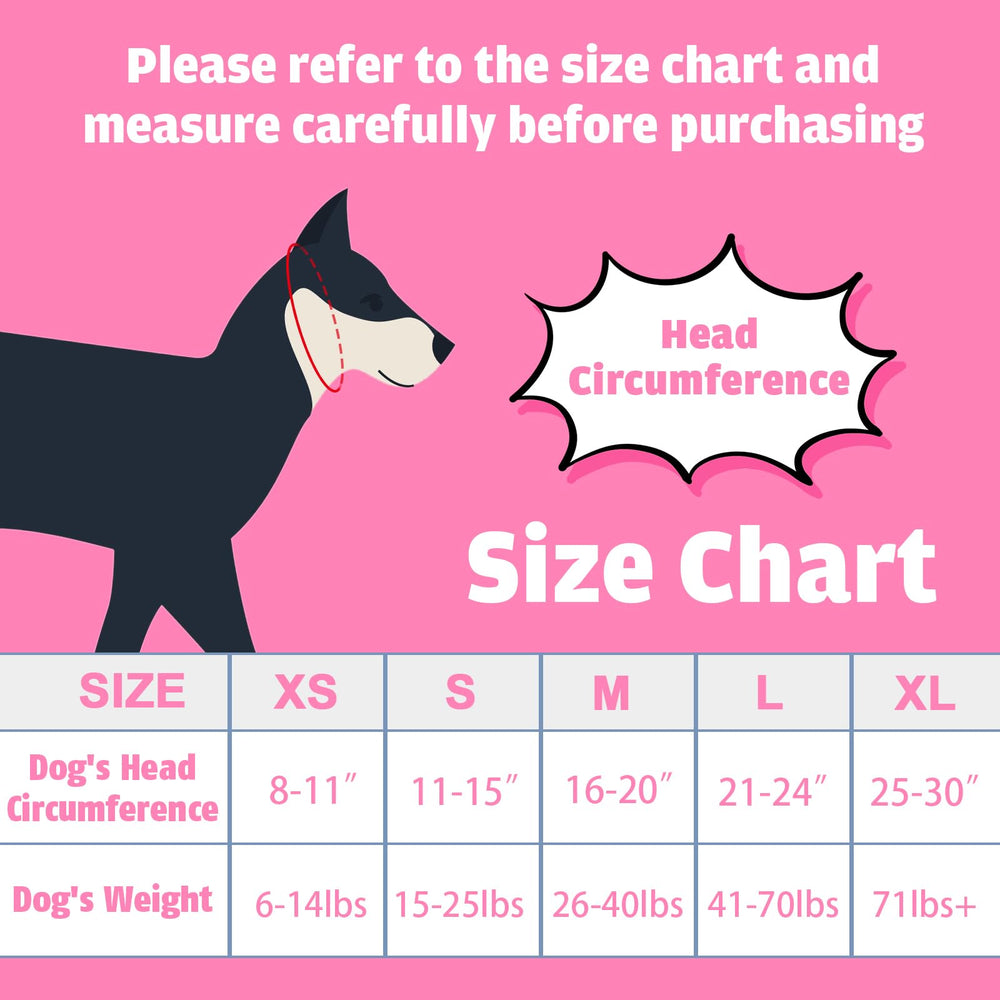 Famikako five-size range XS to XL accommodates different breeds