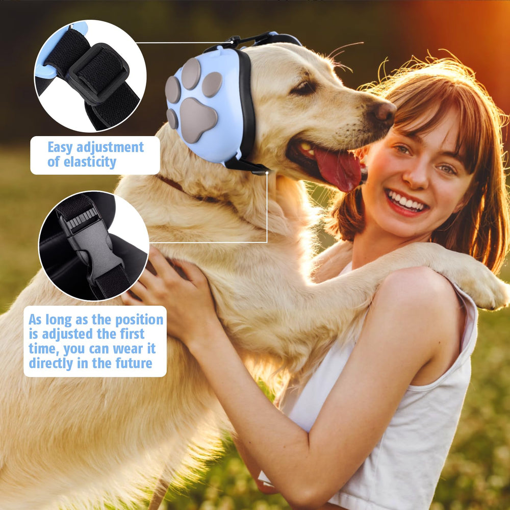 Famikako white shell with pink paws for stylish ear protection