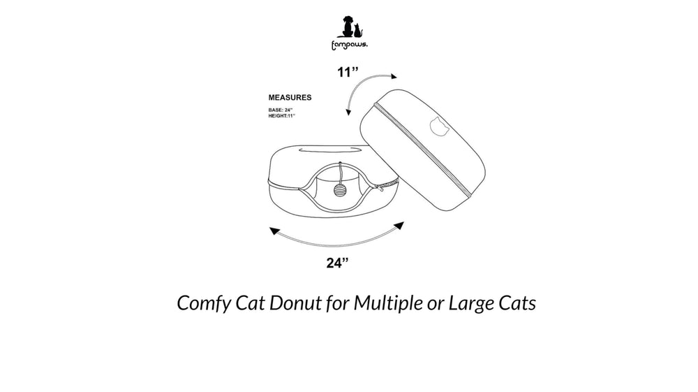 FAMPAWS scratch-detachable-washable material makes cleaning quick and easy