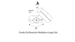FAMPAWS scratch-detachable-washable material makes cleaning quick and easy